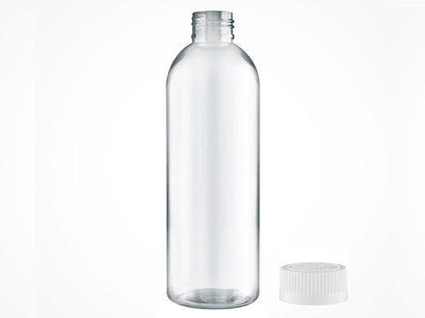 500ml Transparent bottle with cap